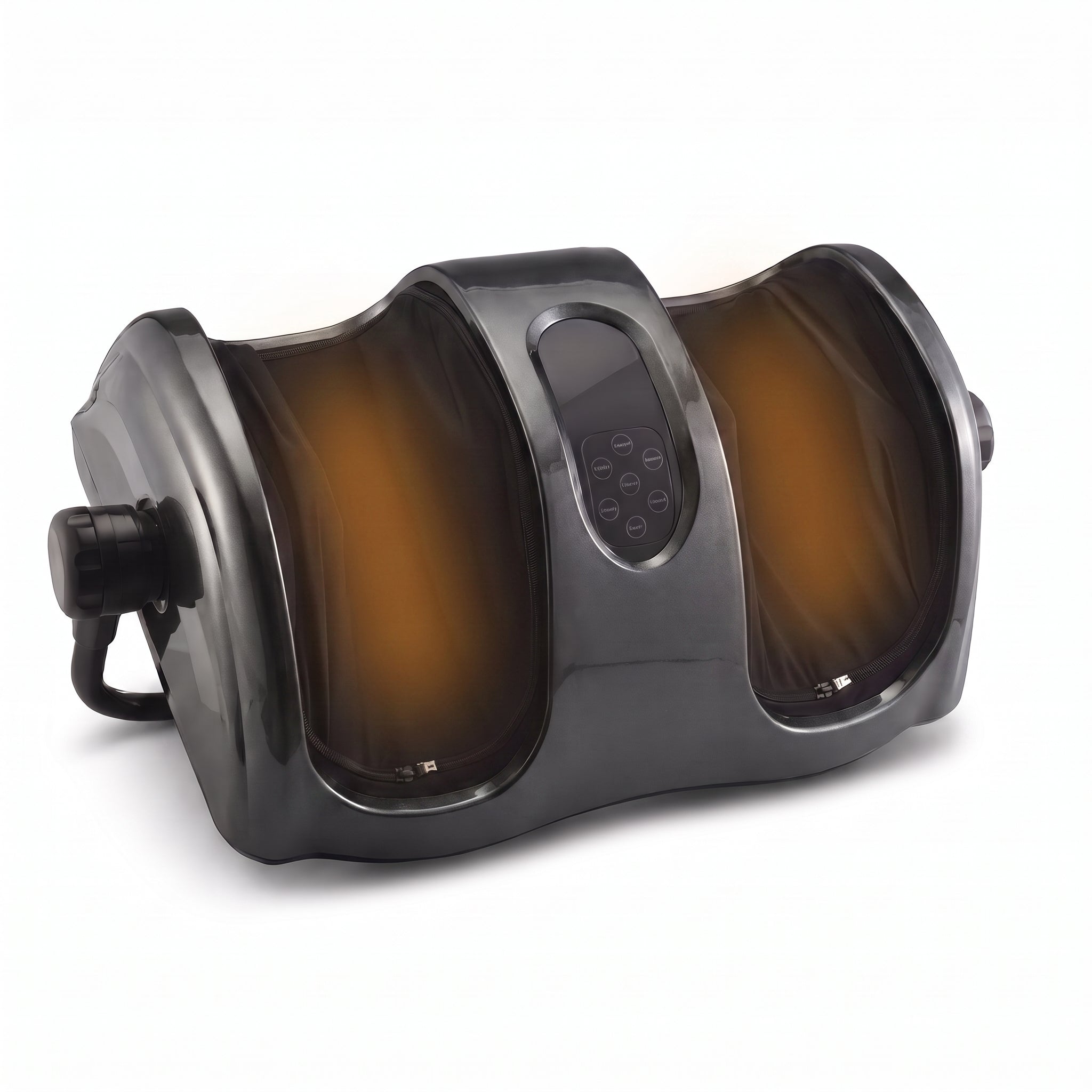 Heated Shiatsu Foot & Calf Massager in gunmetal with soothing warmth