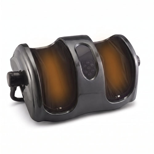Heated Shiatsu Foot & Calf Massager in gunmetal with soothing warmth