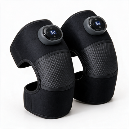 Two Heated Knee Massagers side by side, the Pair option for both knees at once